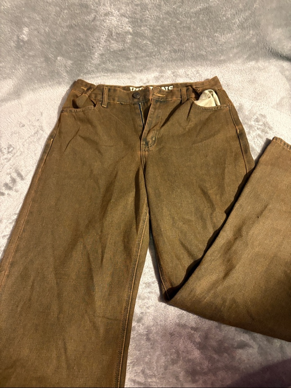 Brown Super Baggy Jeans